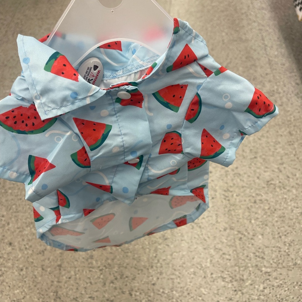 Watermelon Print Dog  Shirt
